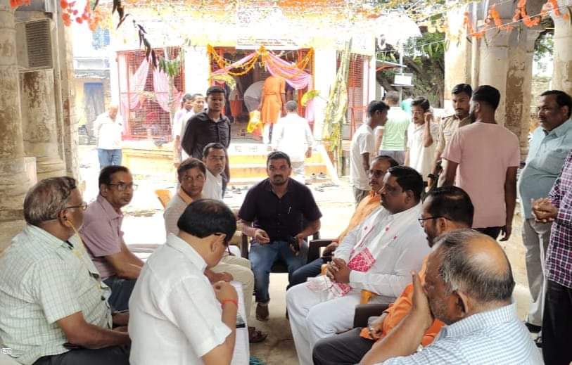 भगवतीगंज नगर में श्री हनुमान गौशाला मंदिर का 50 वाँ वार्षिकोत्सव मनाया गया
